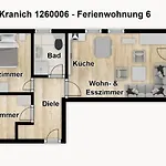 Kranich Ferienwohnung 6 *